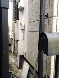 ガス給湯器からエコキュートのリフォーム前