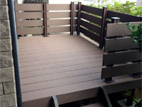 ウッドデッキ交換工事のリフォーム後